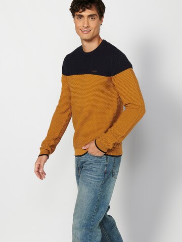 KOROSHI Pullover i orange