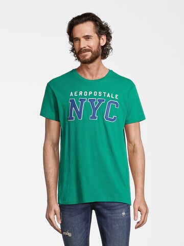 AÉROPOSTALE T-Shirt in Grün: Vorderseite