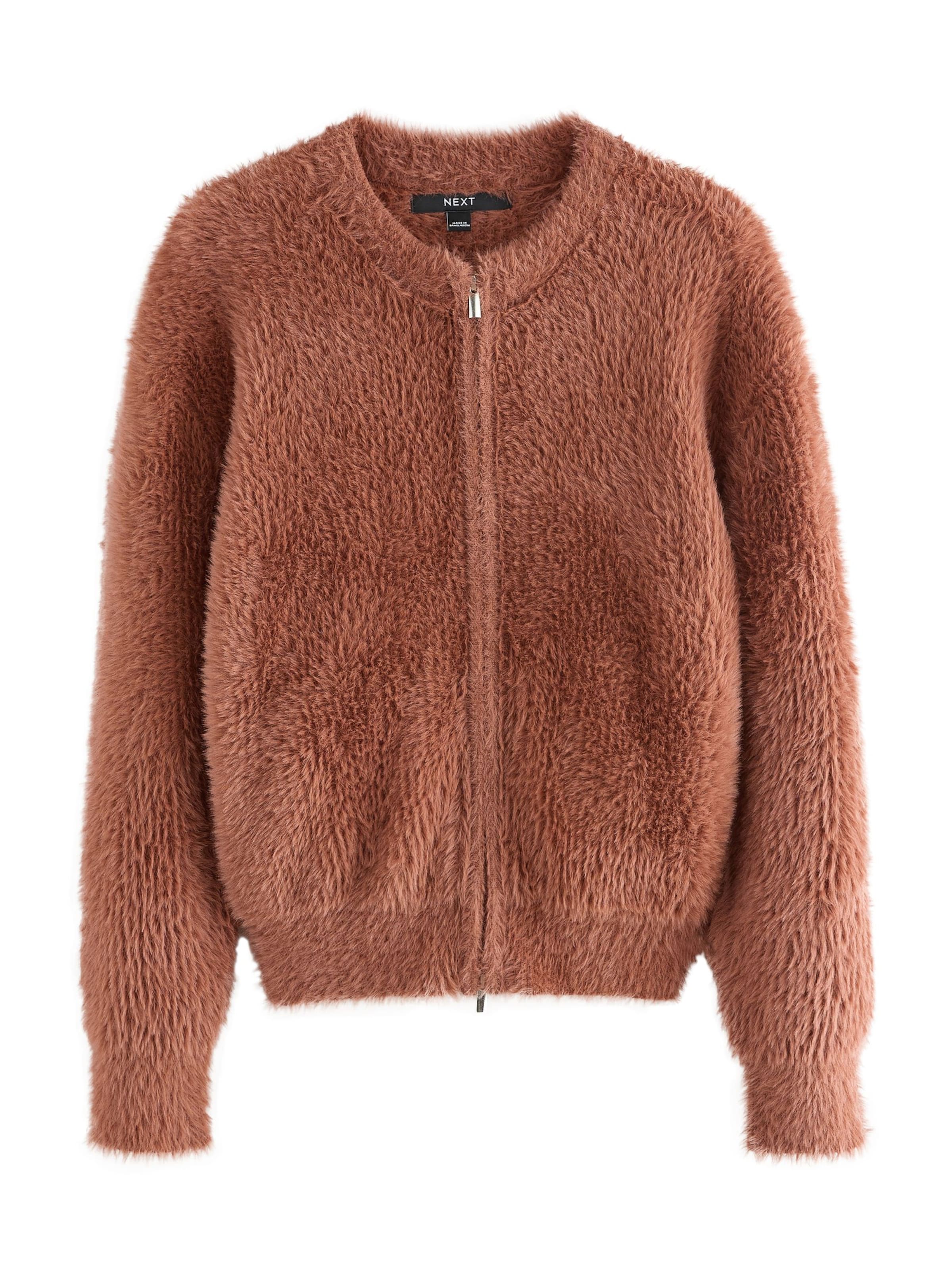 brūns Next Starpsezonu jaka: no priekšpuses