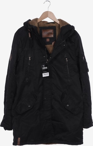 INDICODE JEANS Jacket & Coat in L in Black: front