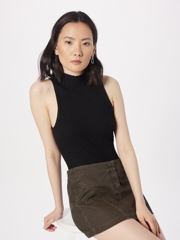 Urban Classics Tričkové body – černá: přední strana