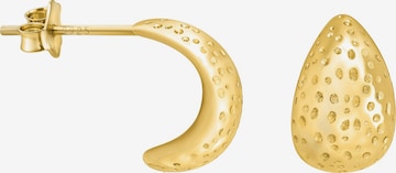 Sofia Milani Ohrringe 'Structured drop' in Gold: Vorderseite