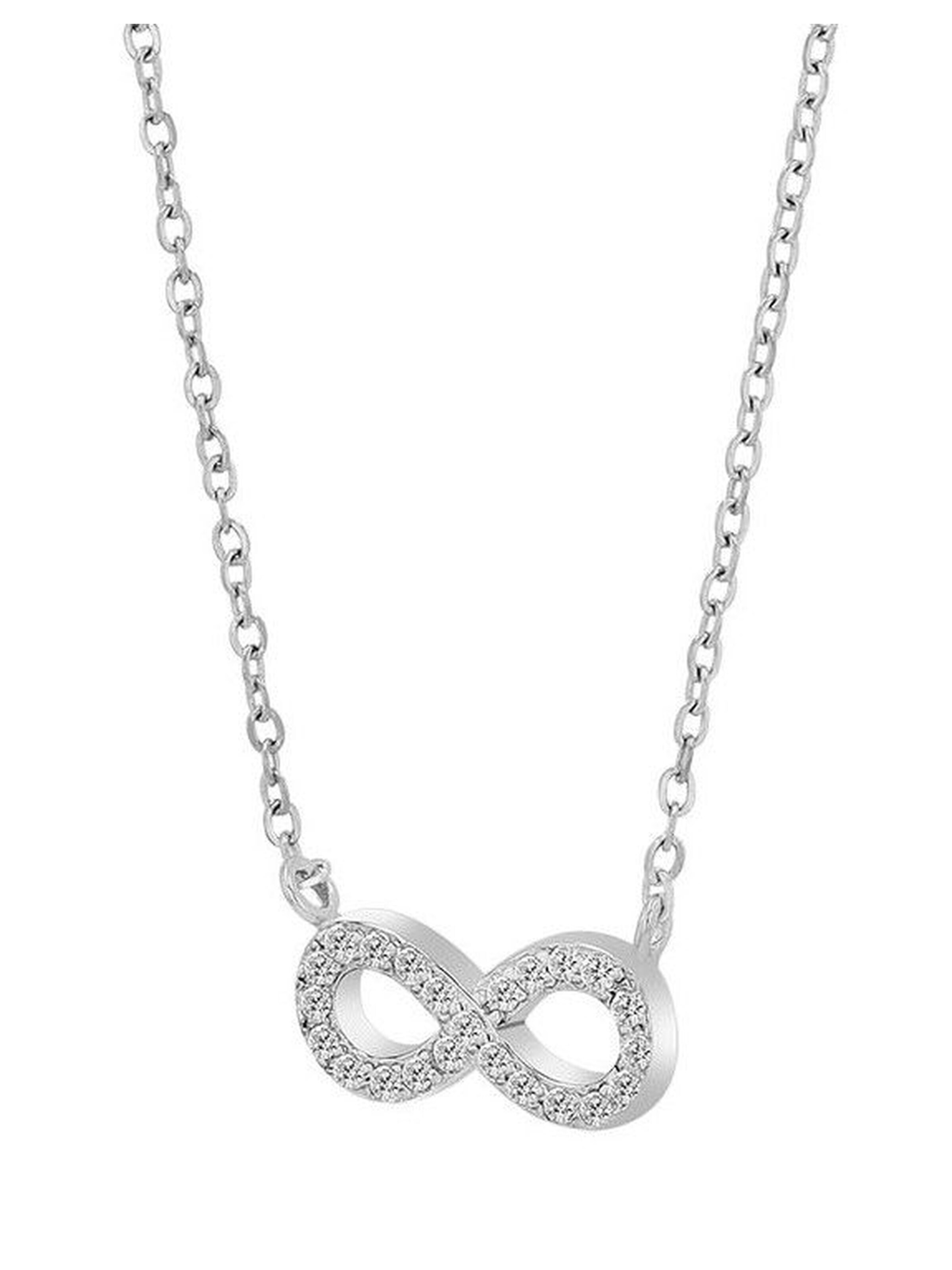 Akzent Jewelry Set '"Zlata" aus 925 Sterlingsilber, rhodiniert, langlebig' in Silver