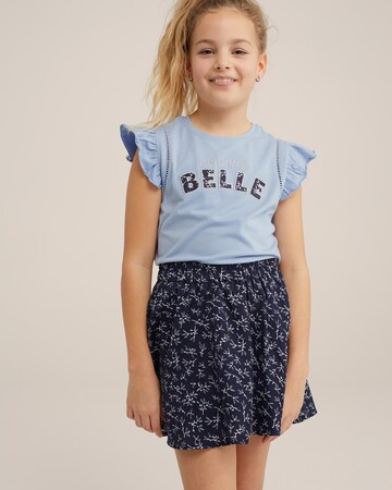 WE Fashion Shirt in Blauw