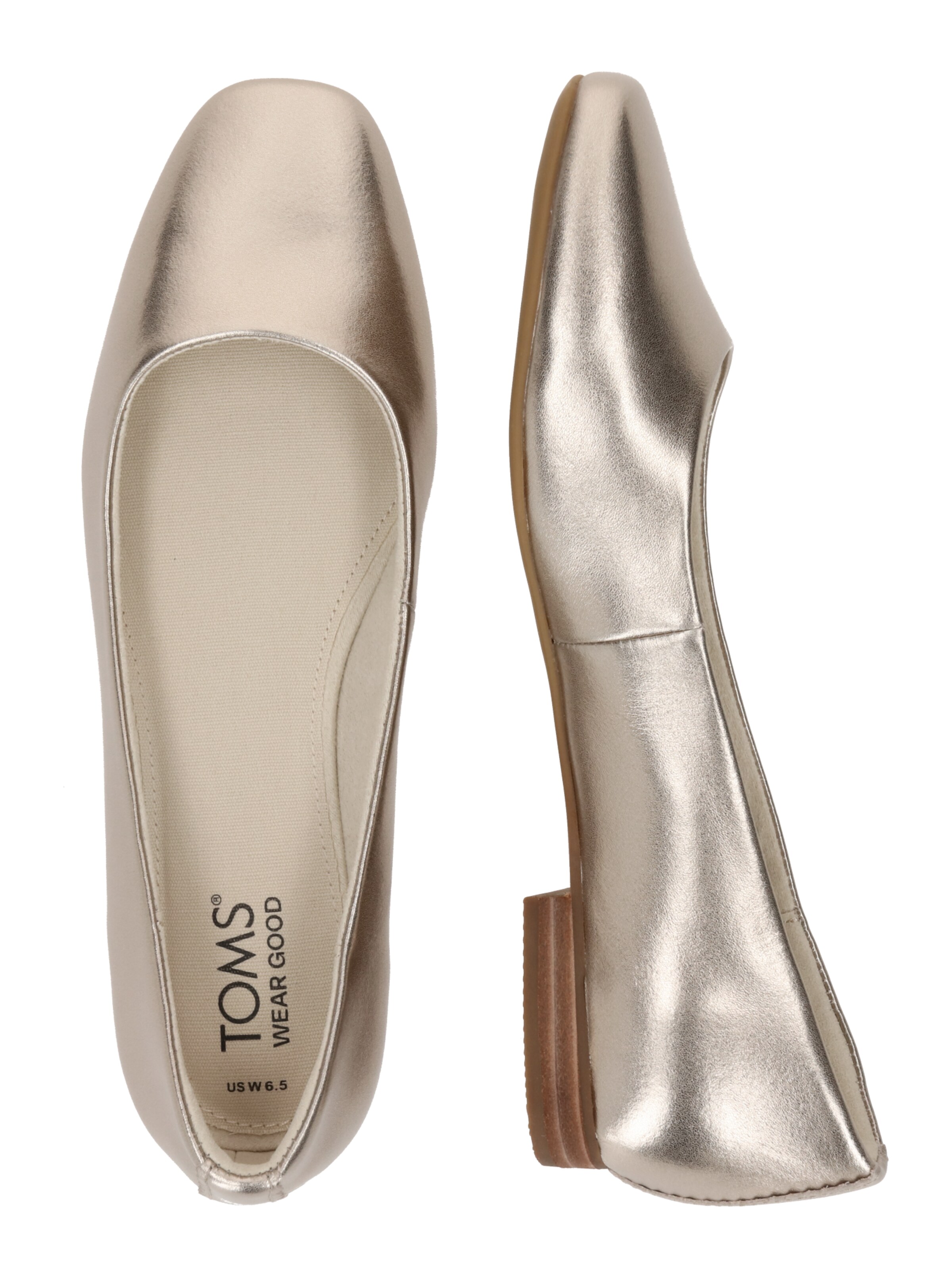 TOMS Hjemmesko i guld