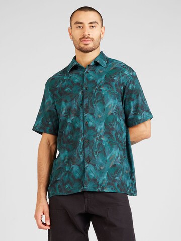 River Island - Regular Fit Camisa em azul: frente