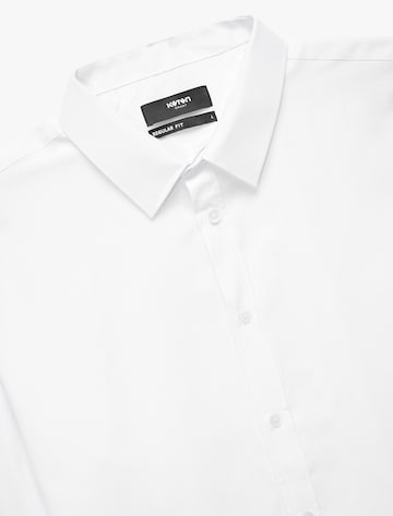 Koton Regular Fit Hemd in Weiß