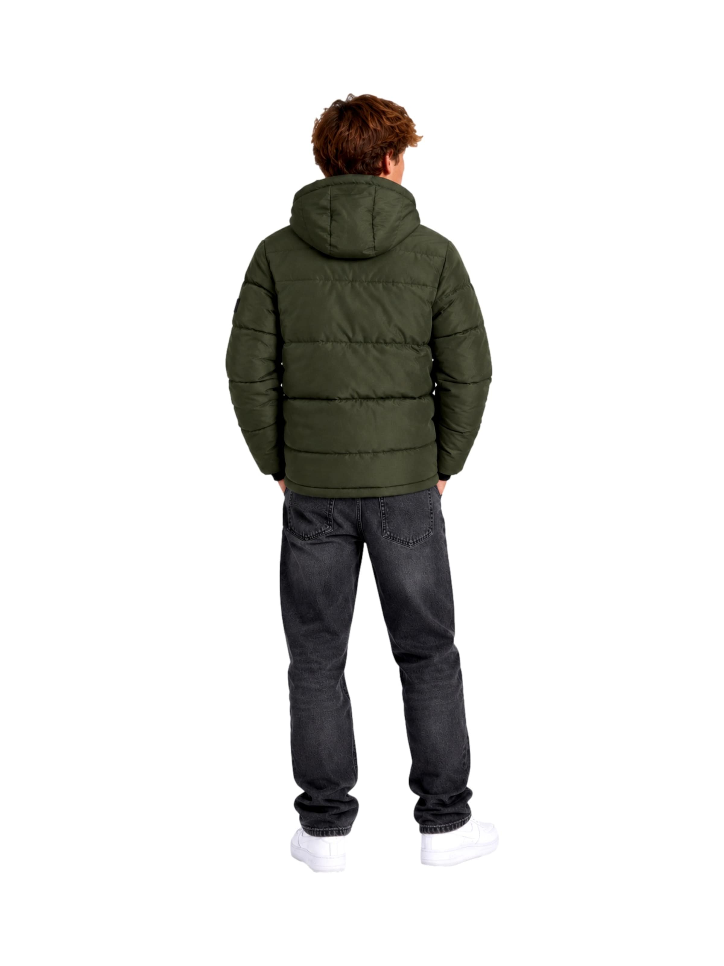 Jack & Jones Junior Zimní bunda 'Mason' – zelená