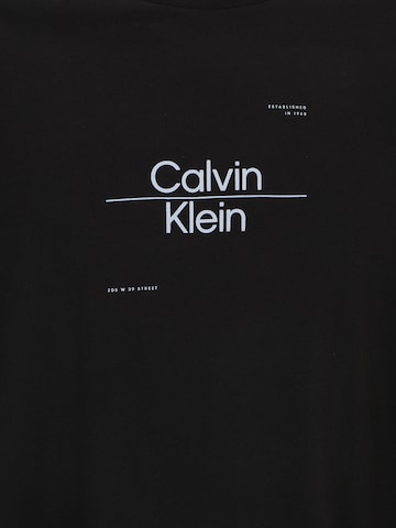 melns Calvin Klein Big & Tall T-Krekls