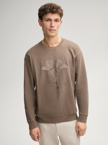 JOOP! Sweatshirt 'Blaze' in Braun: Vorderseite