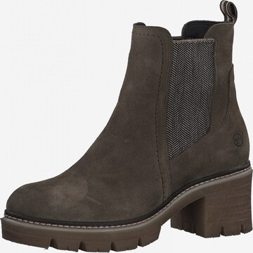 TAMARIS Chelsea boots in Groen: voorkant