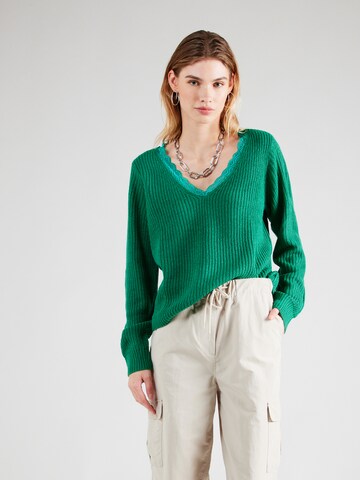 Pull-over 'LOU' VILA en vert : devant