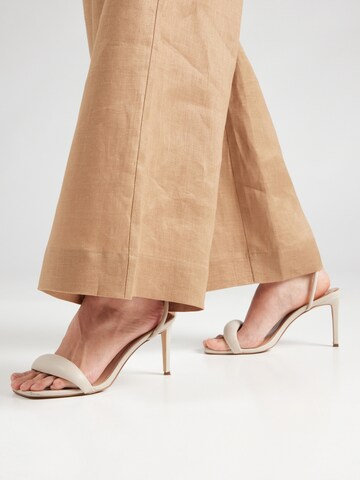 Wide leg Pantaloni 'MINNIE' di Max Mara Leisure in beige