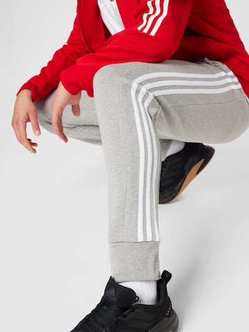 ADIDAS SPORTSWEAR Tapered Sportbroek 'Essentials' in Grijs