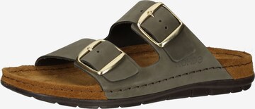 ROHDE Mules in Grey: front