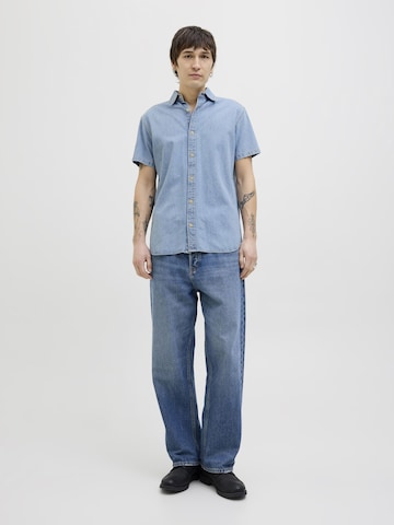 JACK & JONES Regular fit Overhemd in Blauw