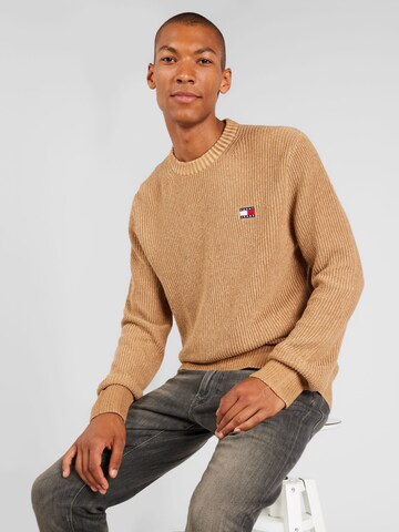 Tommy Jeans Pullover in Braun