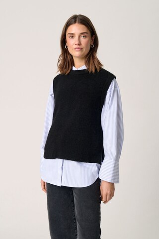 Pull-over 'Rakel' SOAKED IN LUXURY en noir : devant