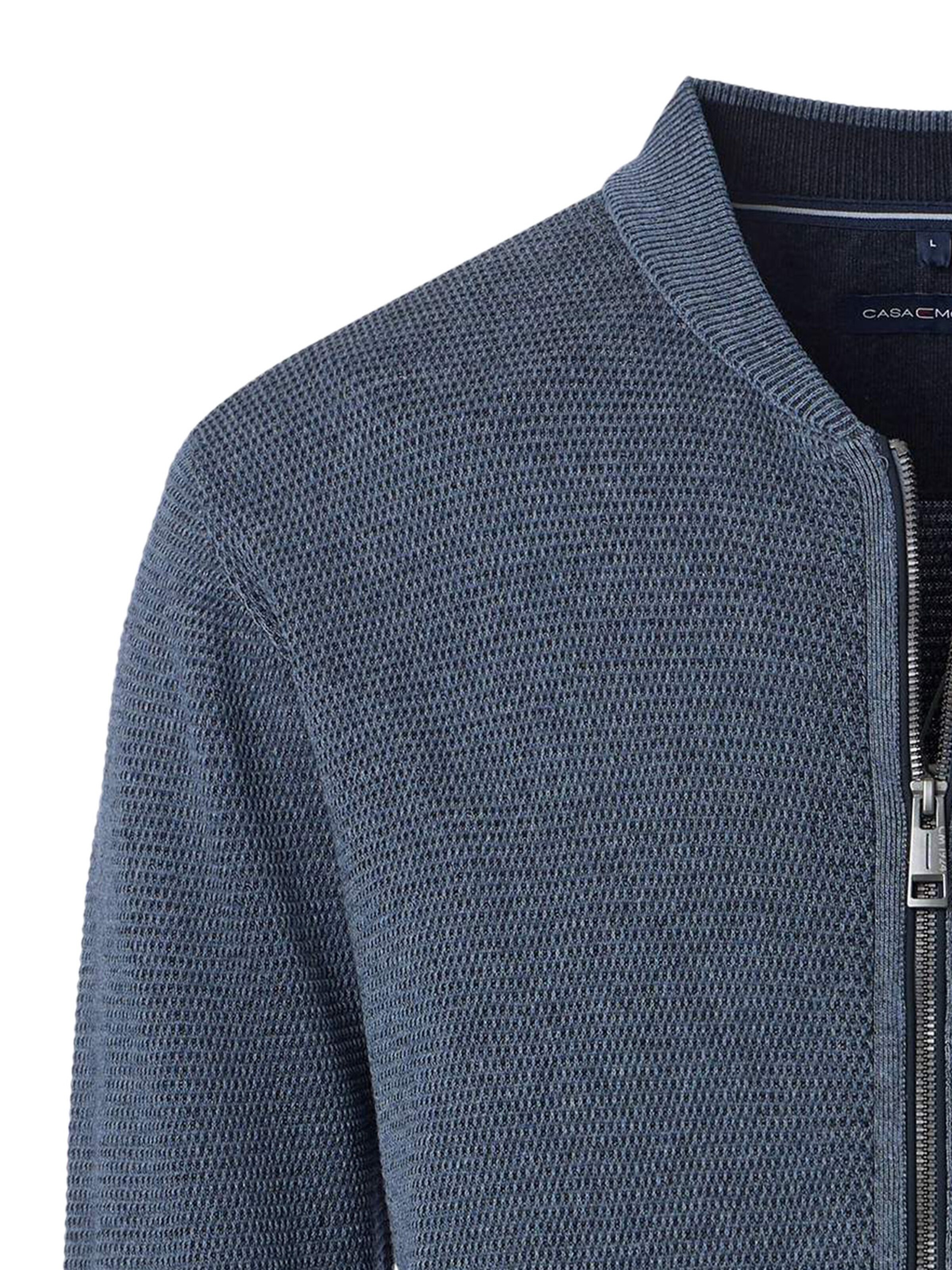 CASAMODA Knit Cardigan 'Basic' in Blue