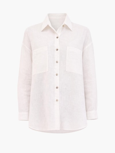AmourLinen Shirt 'Molly'‌‌ in offwhite, Produktansicht