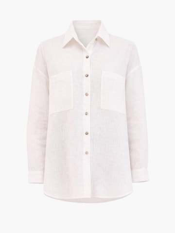 AmourLinen Shirt 'Molly' in White: front