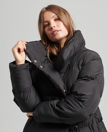 Superdry Wintermantel in Schwarz