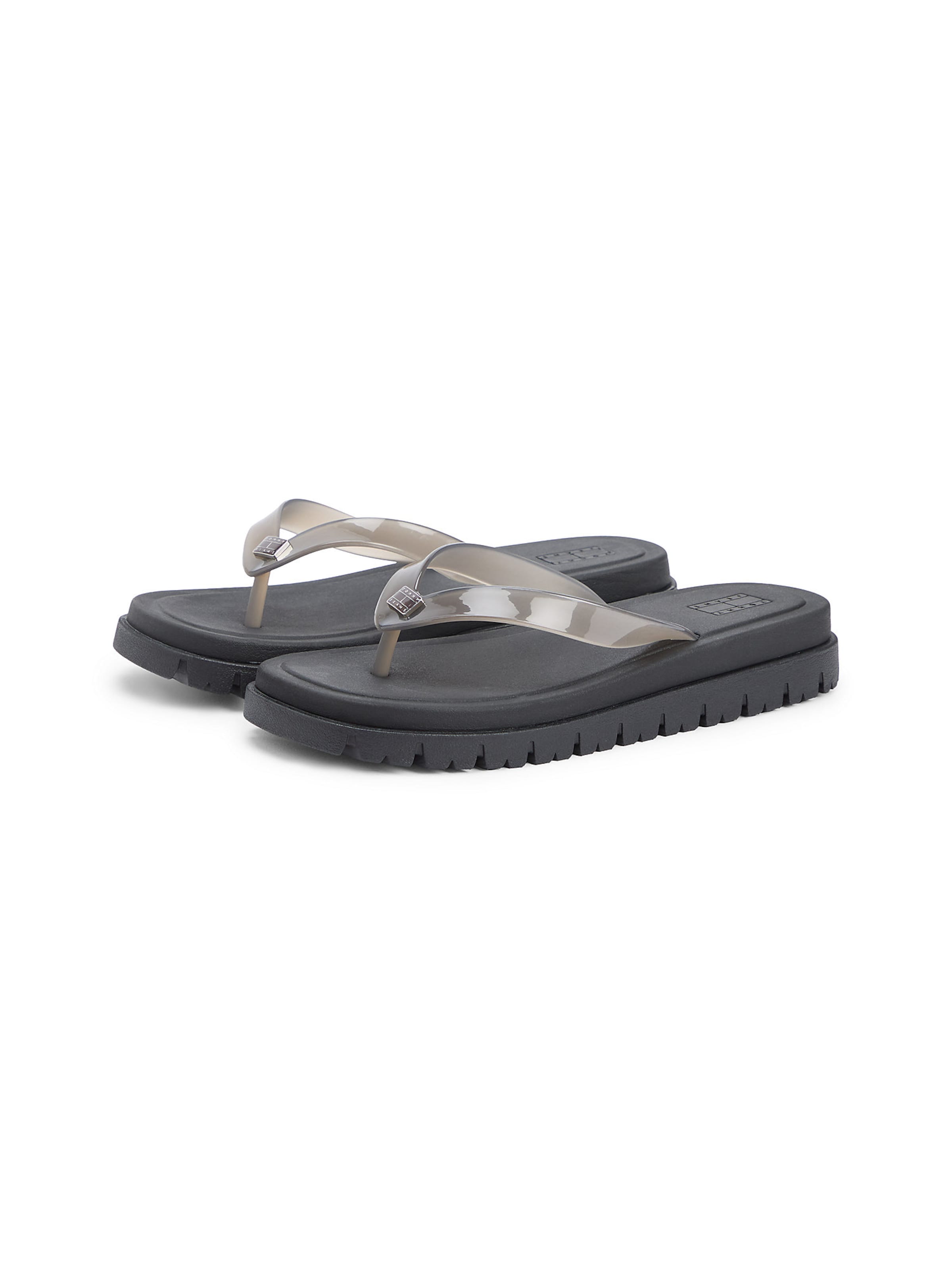 Tommy Jeans T-bar sandals in Black