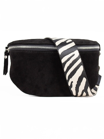 Sacs banane 'LIVIA medium' lePelou en noir : devant