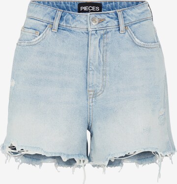 PIECES regular Jeans 'Tulla' i blå: forside