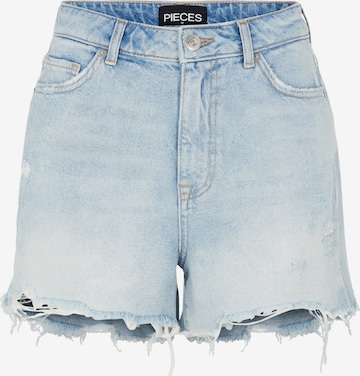 PIECES Regular Jeans 'Tulla' in Blauw: voorkant