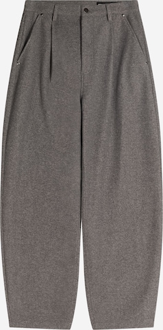 Bershka Baggy Laskoshousut värissä harmaa: etupuoli