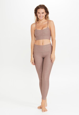 Athlecia Regular Workout Pants 'Thinky' in Beige