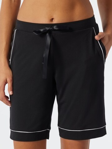 SCHIESSER Regular Shorts 'Mix & Relax' in Schwarz: predná strana