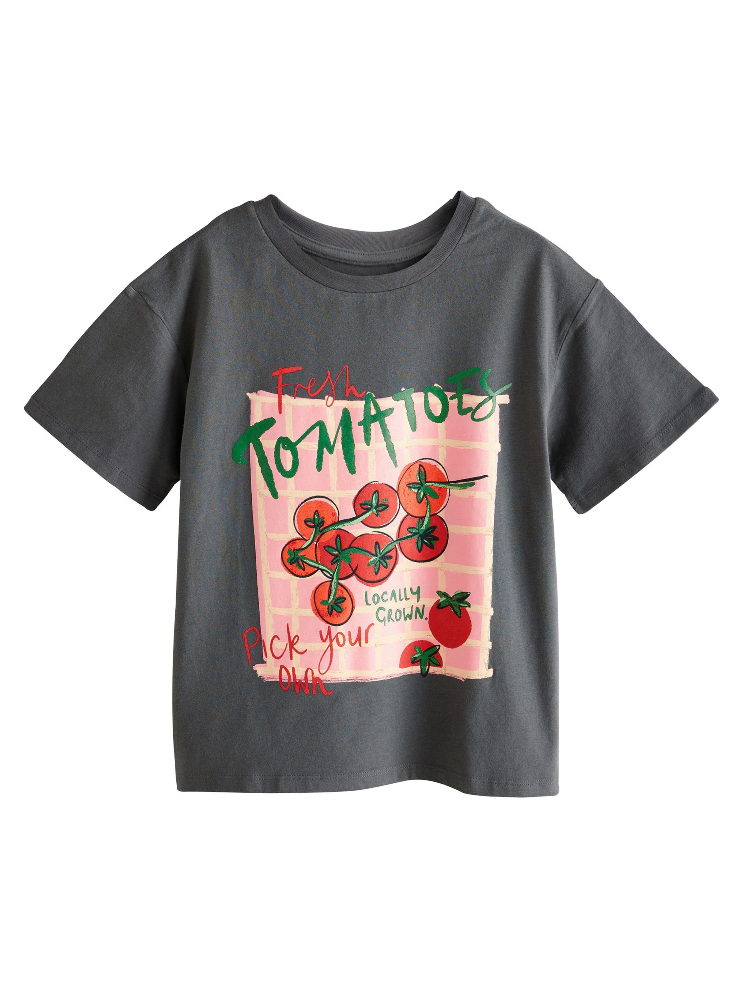 Next Shirt in Grijs: voorkant