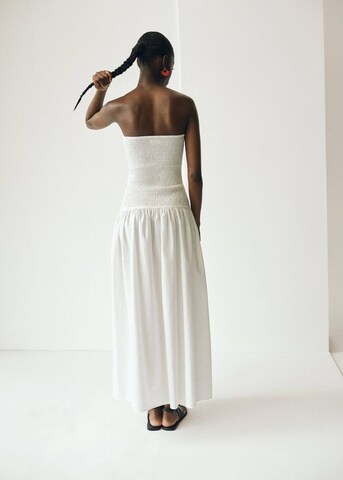 MANGO TEEN Kleid 'Milan' in Weiß