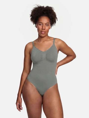cfab Shaping bodysuit 'Bodysuit Sculpting Shapewear mit Slip' in Grey