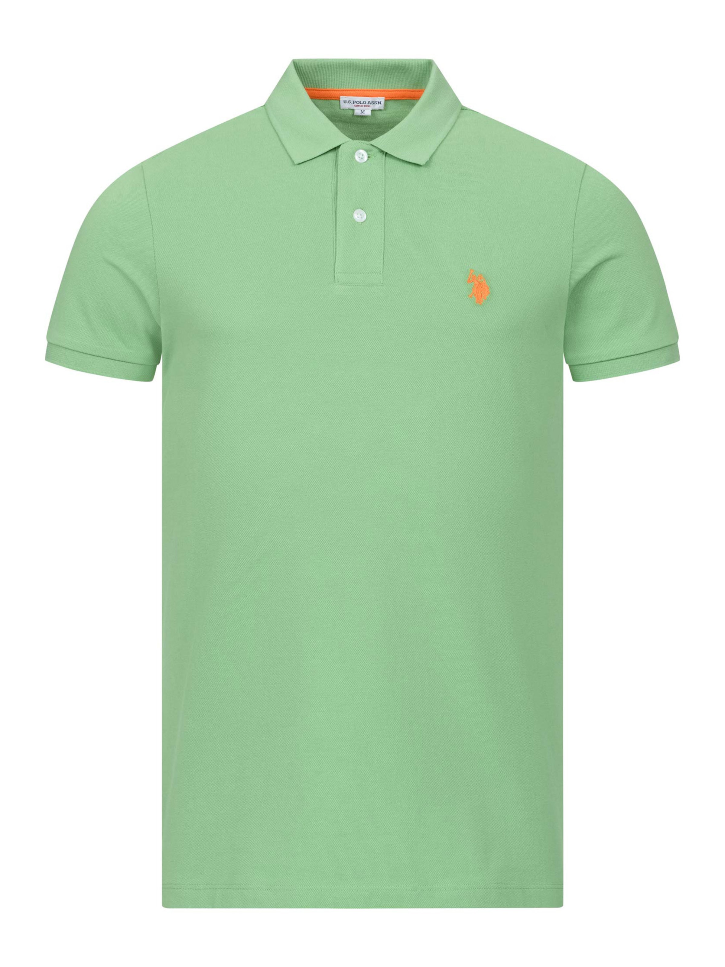 T-Shirt U.S. POLO ASSN. en vert : devant