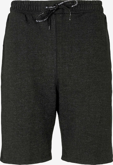 TOM TAILOR Workout Pants in Black / White, Item view