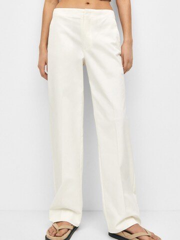 Pull&Bear Wide Leg Hose in Grau