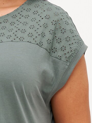 Vero Moda Curve T-Shirt 'VMCKAYA' in Grün