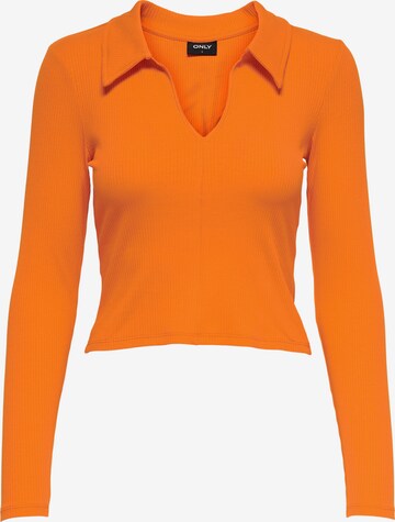 ONLY Shirt 'RANDI' in Oranje: voorkant