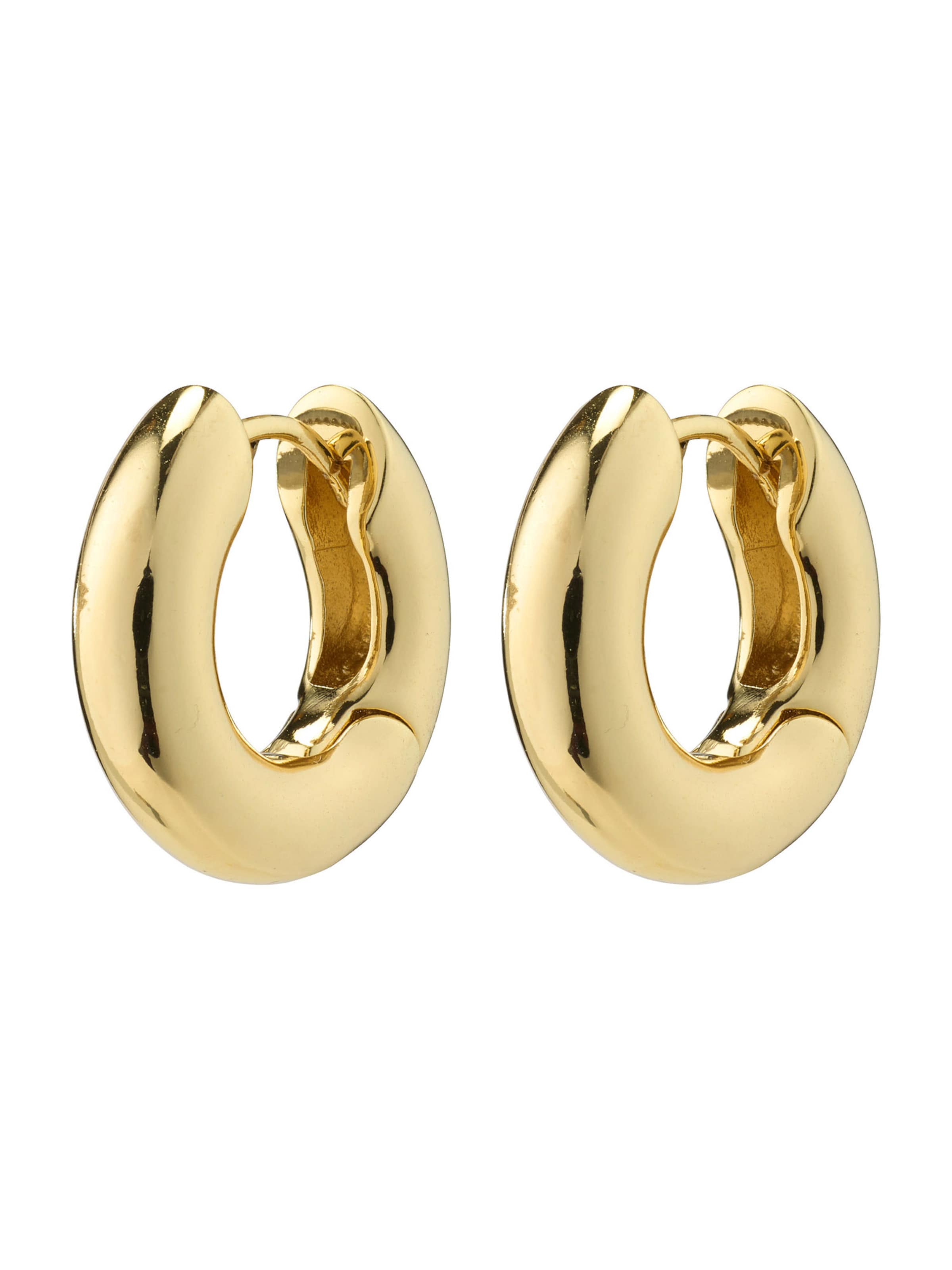 Pilgrim Серьги 'Aica' в Золотой: спереди