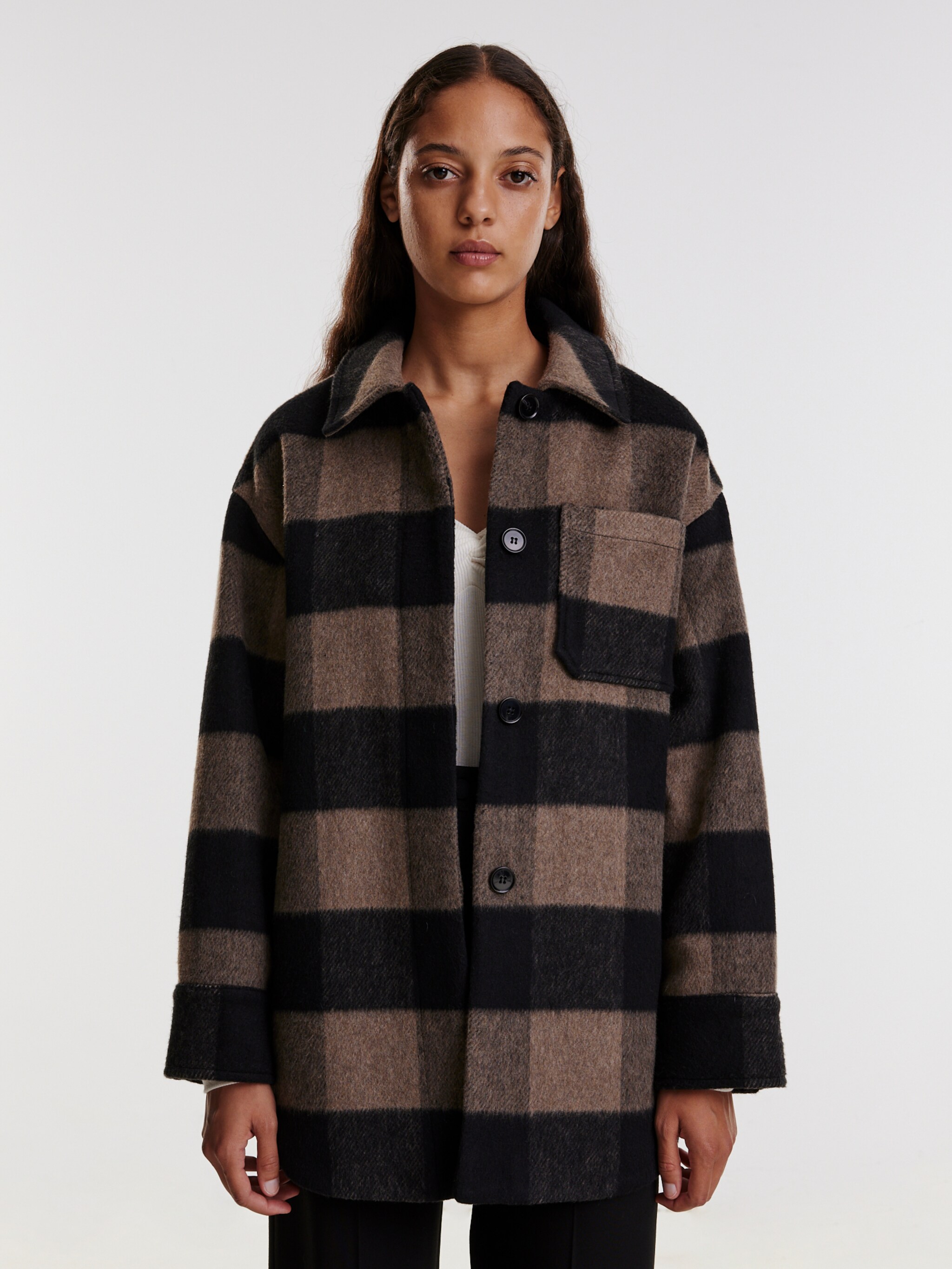 EDITED Produkte Jacke 'Leinani' braun