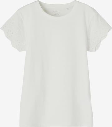 NAME IT Shirt 'FAIE' in White: front