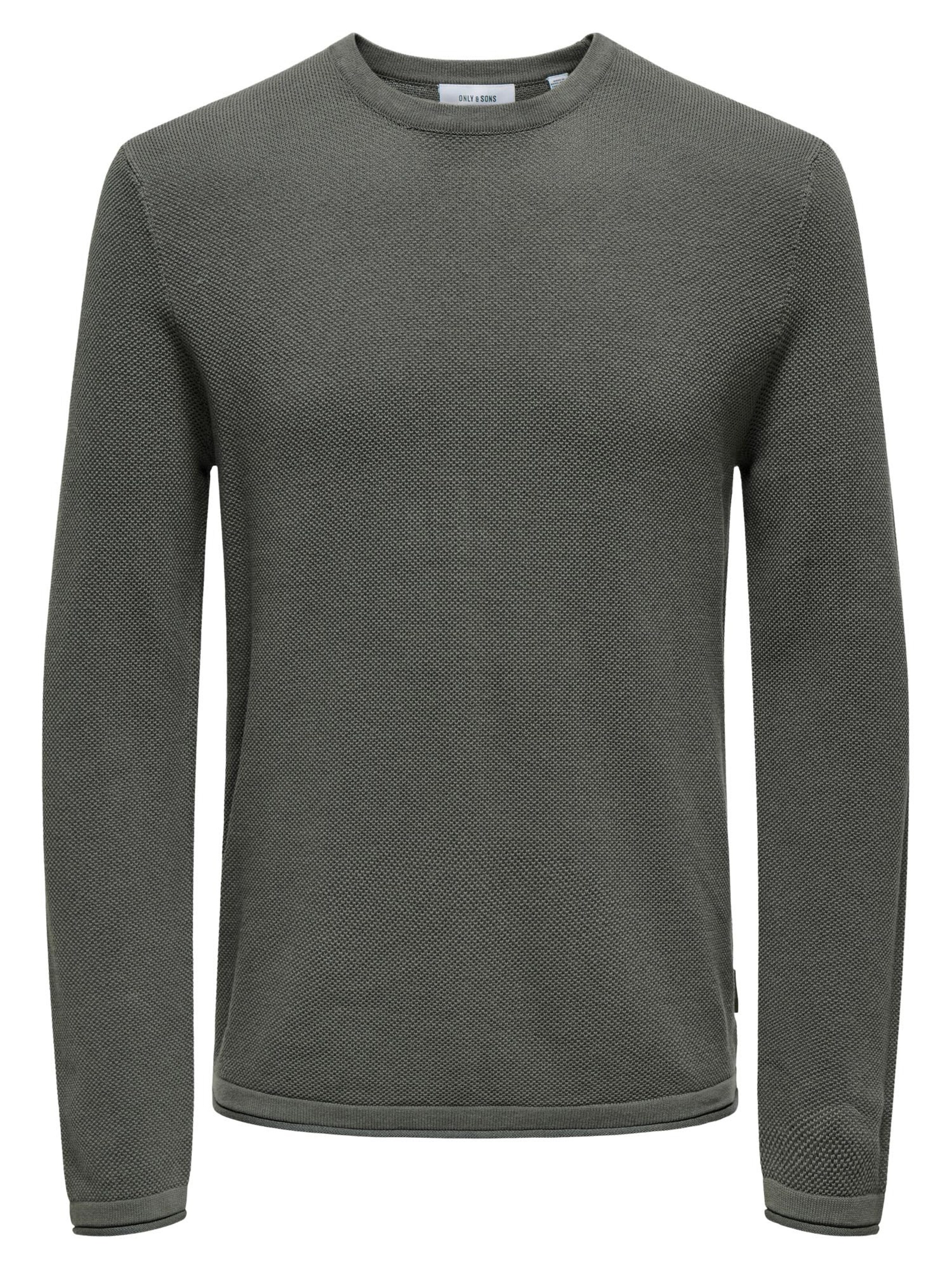 Only & Sons Sweater 'Felix' in Grey: front