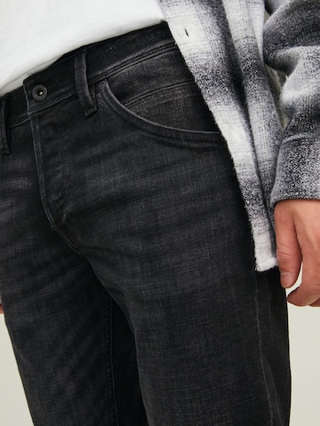 JACK & JONES Slimfit Jeans 'Glenn' i svart