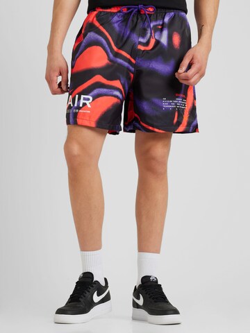 Loosefit Pantalon 'CLUB FLOW' Nike Sportswear en violet : devant