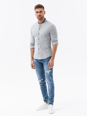 Ombre Regular fit Button Up Shirt in Grey