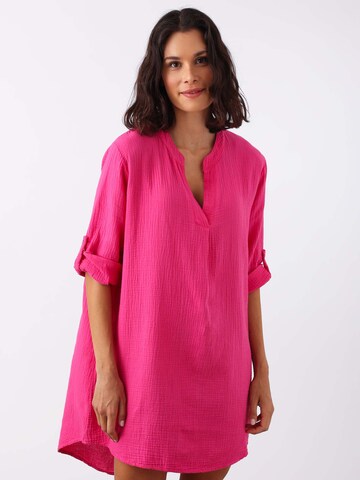 Zwillingsherz Tunic 'Amelie' in Pink: front