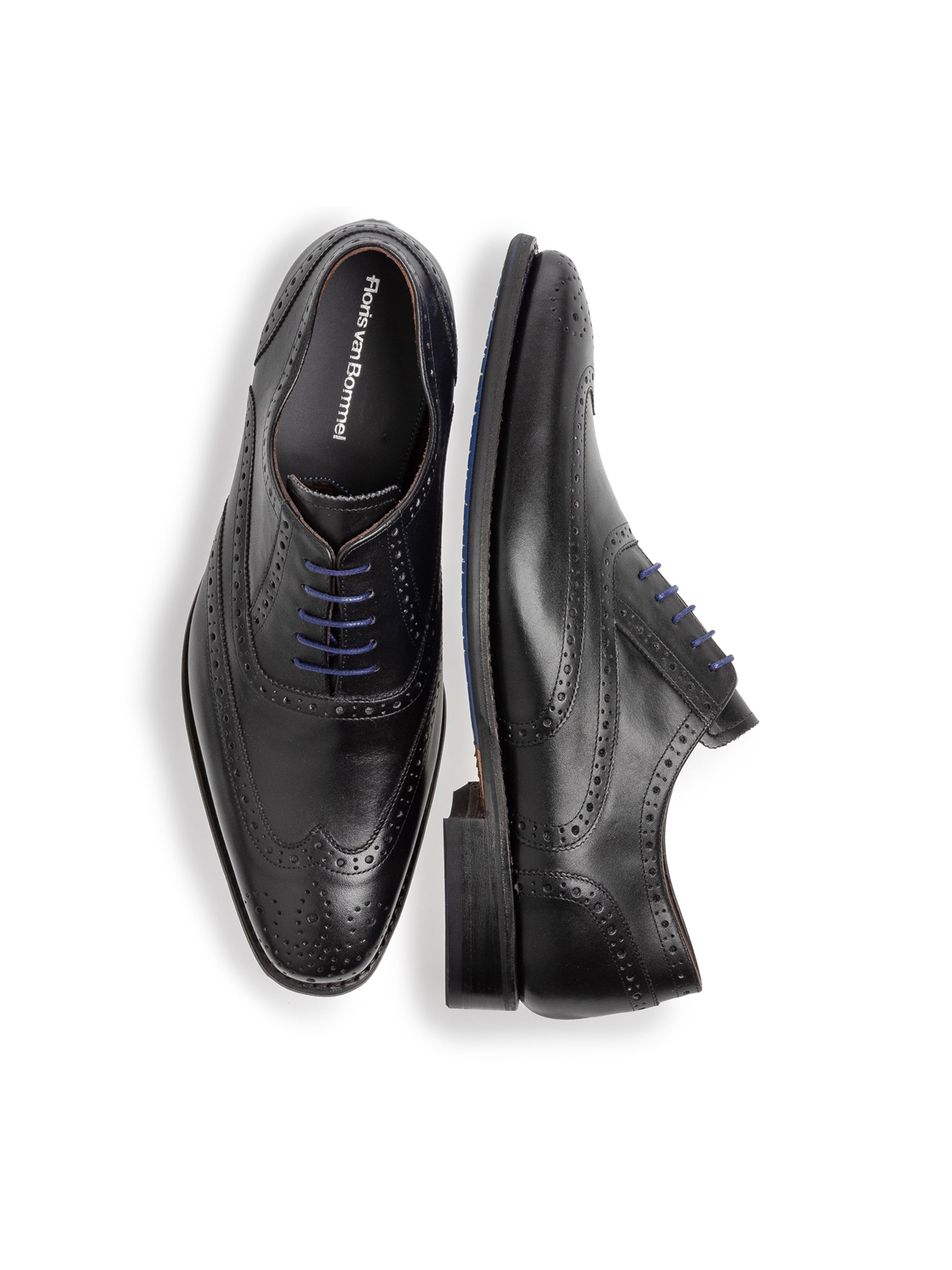 Scarpa stringata 'De Loper 04' di Floris van Bommel in nero